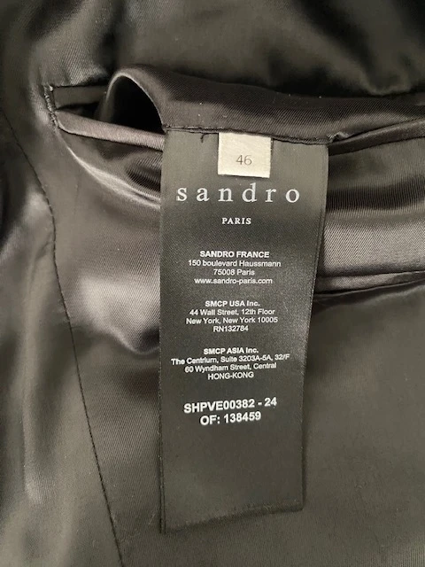 Blazer gris Sandro Paris — Talla 46 (S) — Como nuevo – photo 9